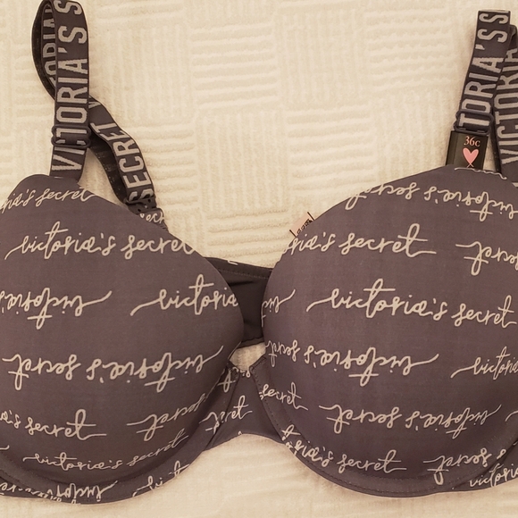 Victoria's Secret  signature bra with underwire, Gray, 36C - Picture 1 of 5